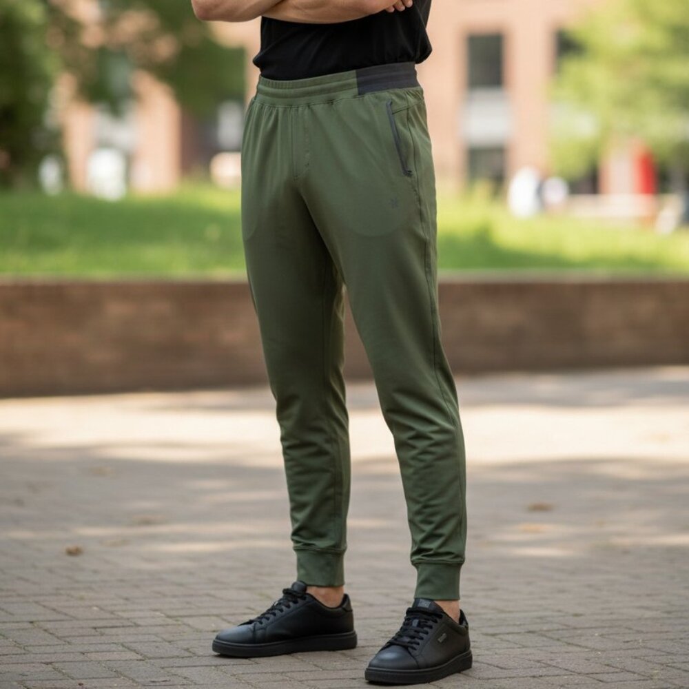 Rhone Green Performance Jogger Pants XXL Athletic Training Stretch Activewear